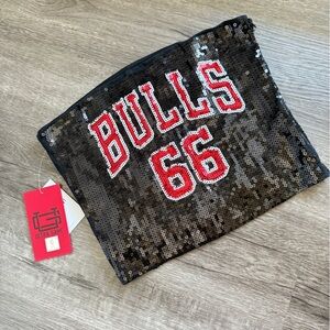 NWT Forever 21 Black Sequin Bulls Tank‎ Top